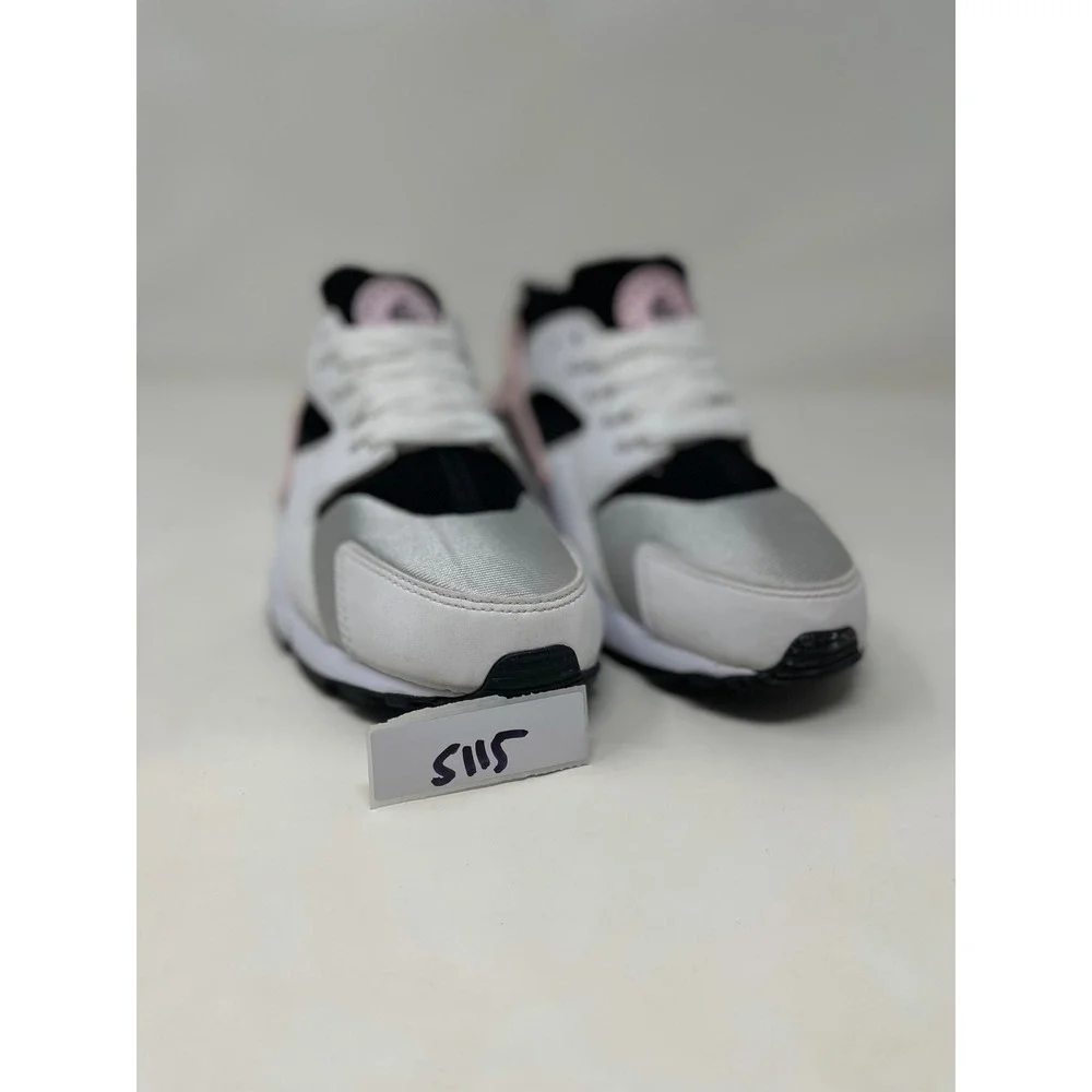 Nike Air Huarache Run GS Kids Size 7Y White Black Pink Excellent Sneakers